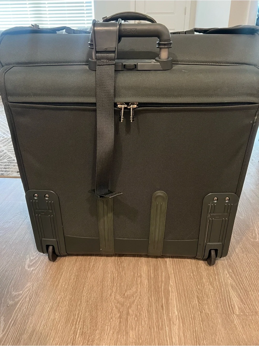 Tumi Black Rolling Garment Bag with Dual Front Pockets